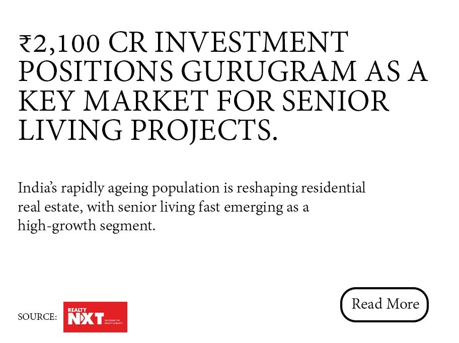 J Estates to develop three senior living projects in Gurugram